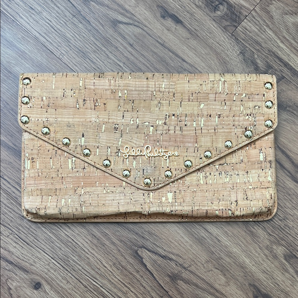 Lilly Pulitzer Cork Clutch